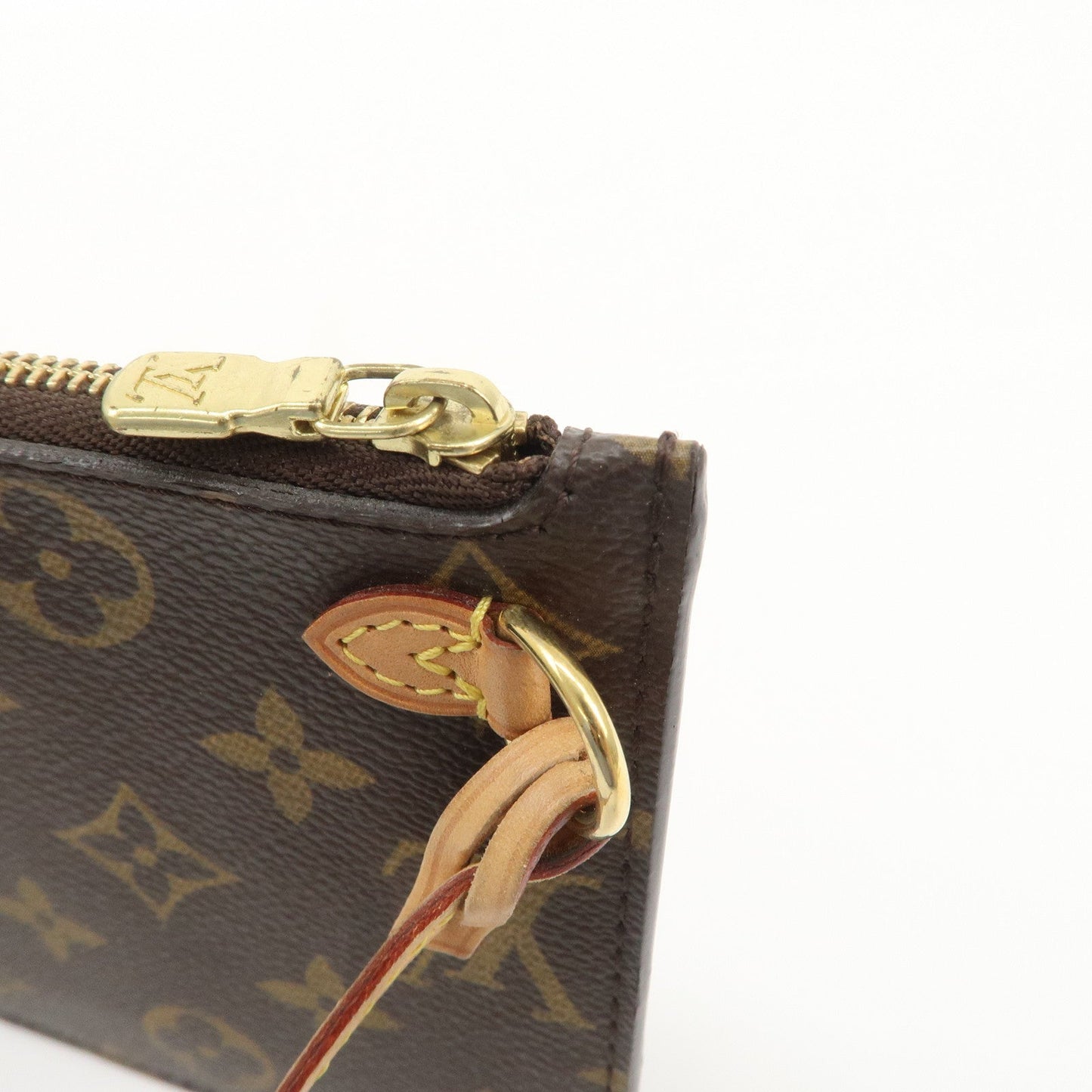 Louis Vuitton Monogram Pouch For Neverfull PM Brown Fuchsia