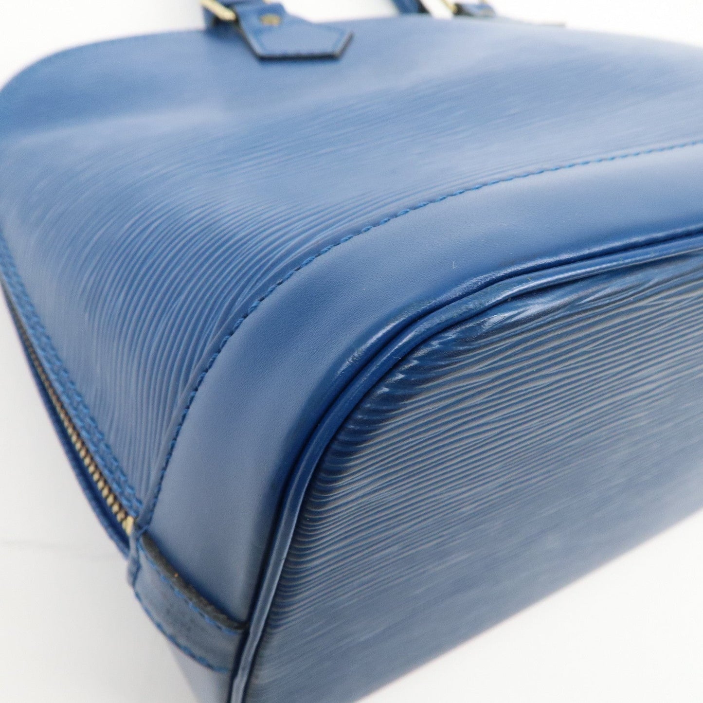 Louis Vuitton Epi Alma Hand Bag Shoulder Bag Toledo Blue M52145