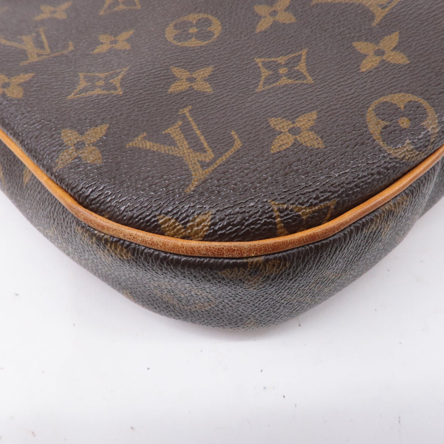 Louis Vuitton Monogram Odeon MM Shoulder Bag Brown M56389