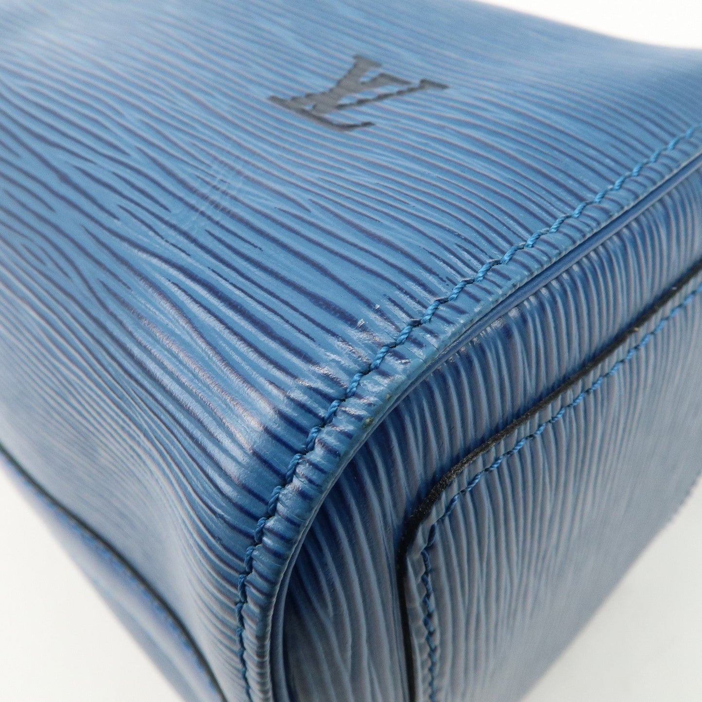 Louis Vuitton Epi Speedy 25 Hand Boston Bag Blue M43015