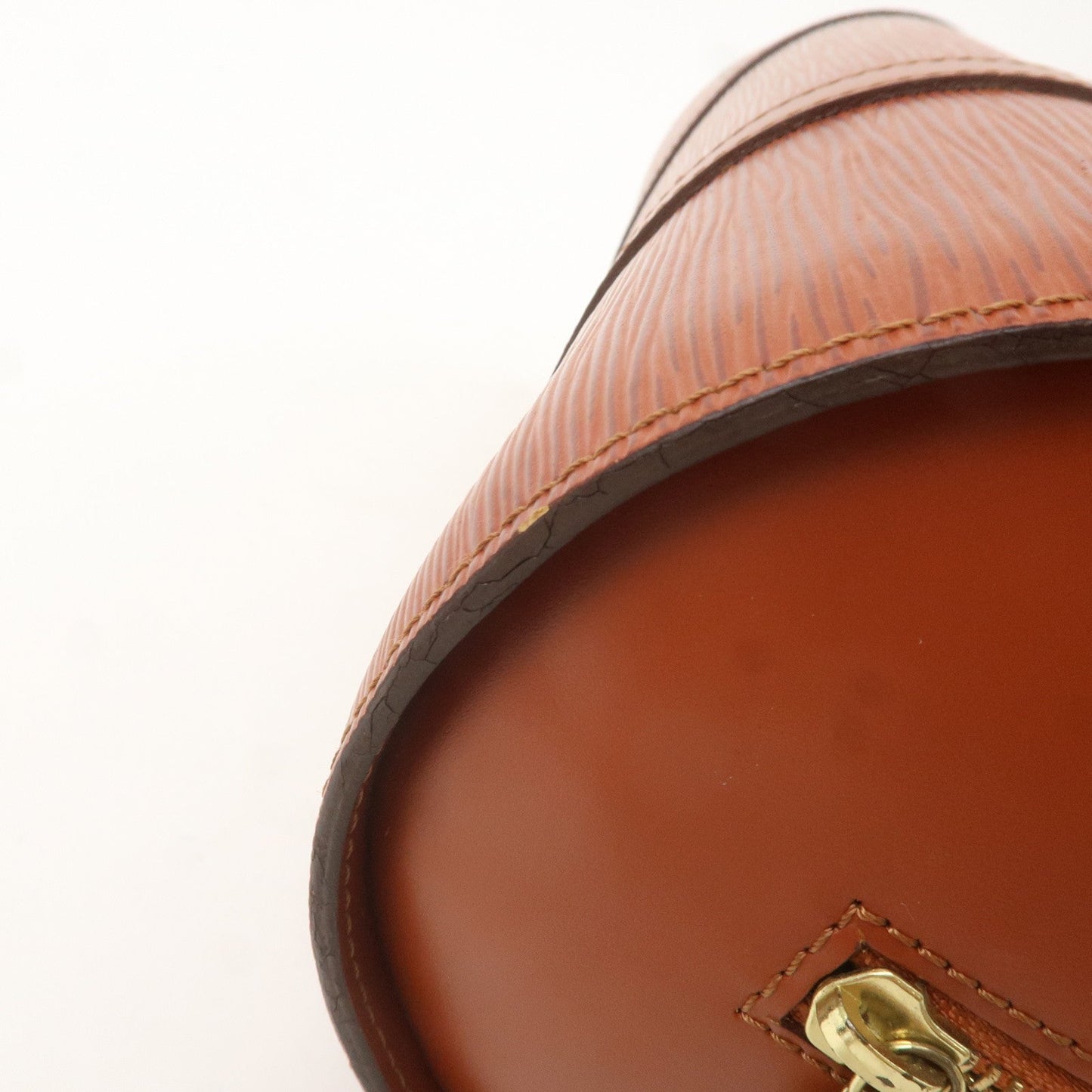 Louis Vuitton Epi Soufflot Shoulder Bag Kenya Brown M52223