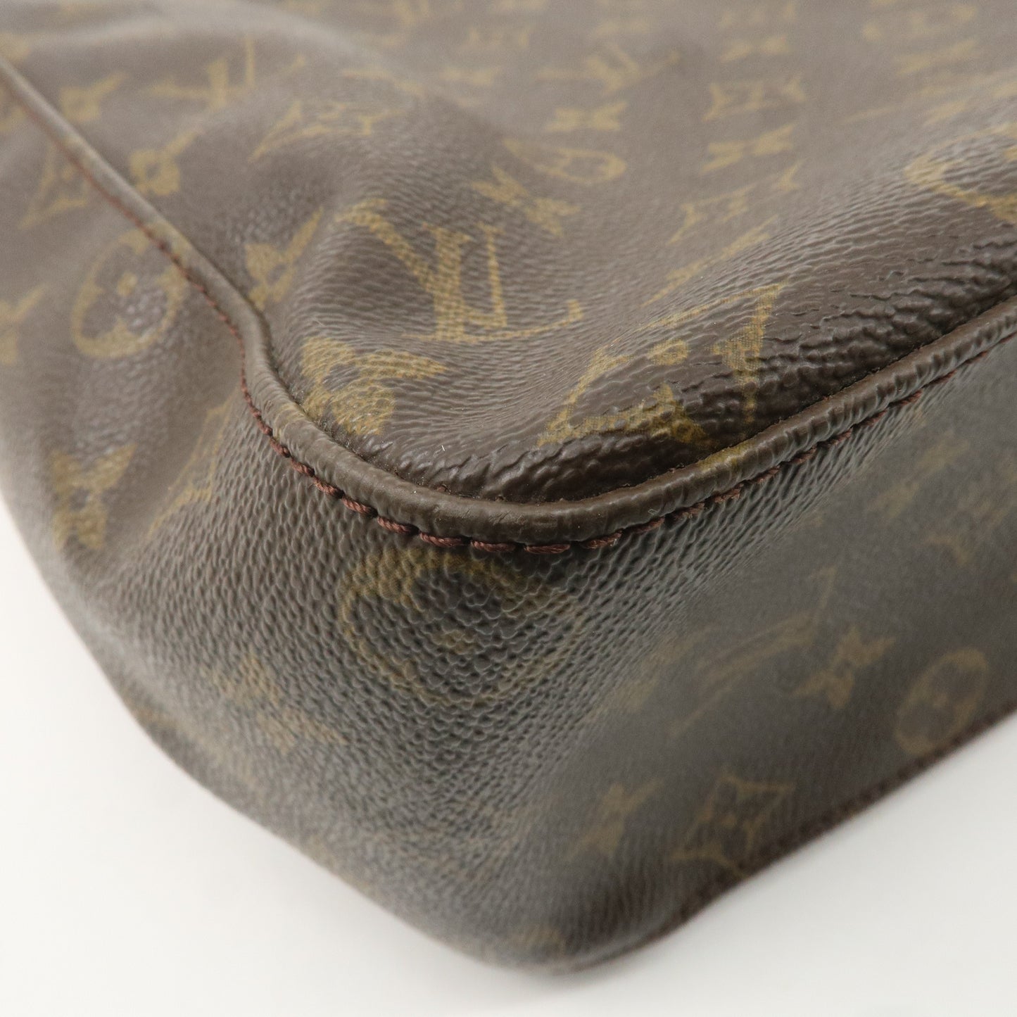 Louis Vuitton Monogram Looping GM Shoulder Bag Brown M51145