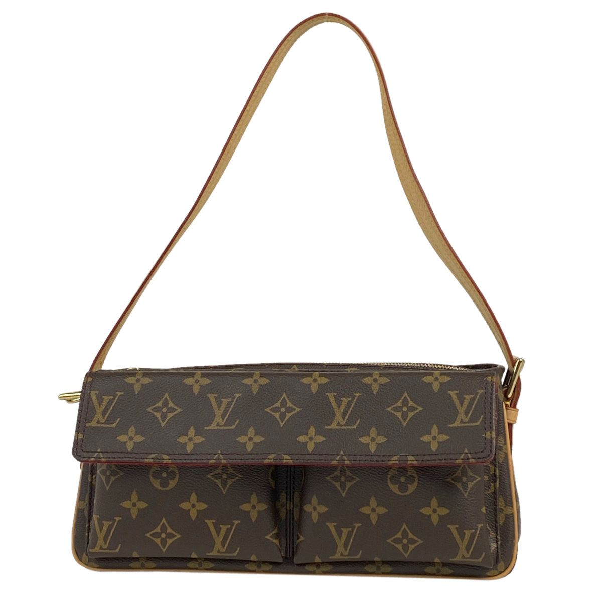 Louis Vuitton Viva Cite MM Shoulder Bag Monogram Brown
