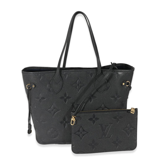 Louis Vuitton Louis Vuitton Black Empreinte Neverfull MM