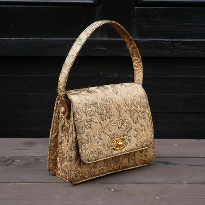CHANEL Floral-Jacquard Handbag 62778