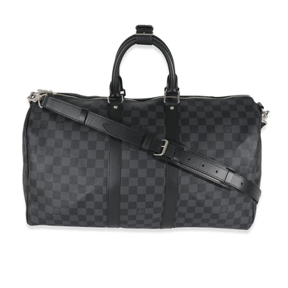 Louis Vuitton Louis Vuitton Canvas Damier Graphite Keepall Bandouliere 45