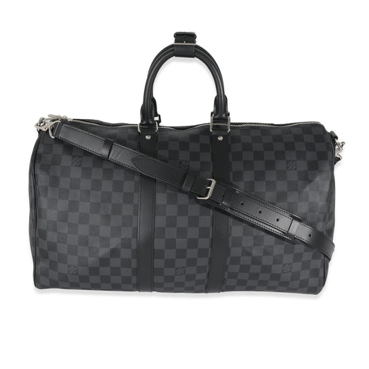 Louis Vuitton Louis Vuitton Canvas Damier Graphite Keepall Bandouliere 45