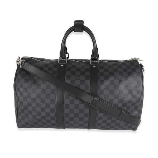 Louis Vuitton Louis Vuitton Canvas Damier Graphite Keepall Bandouliere 45