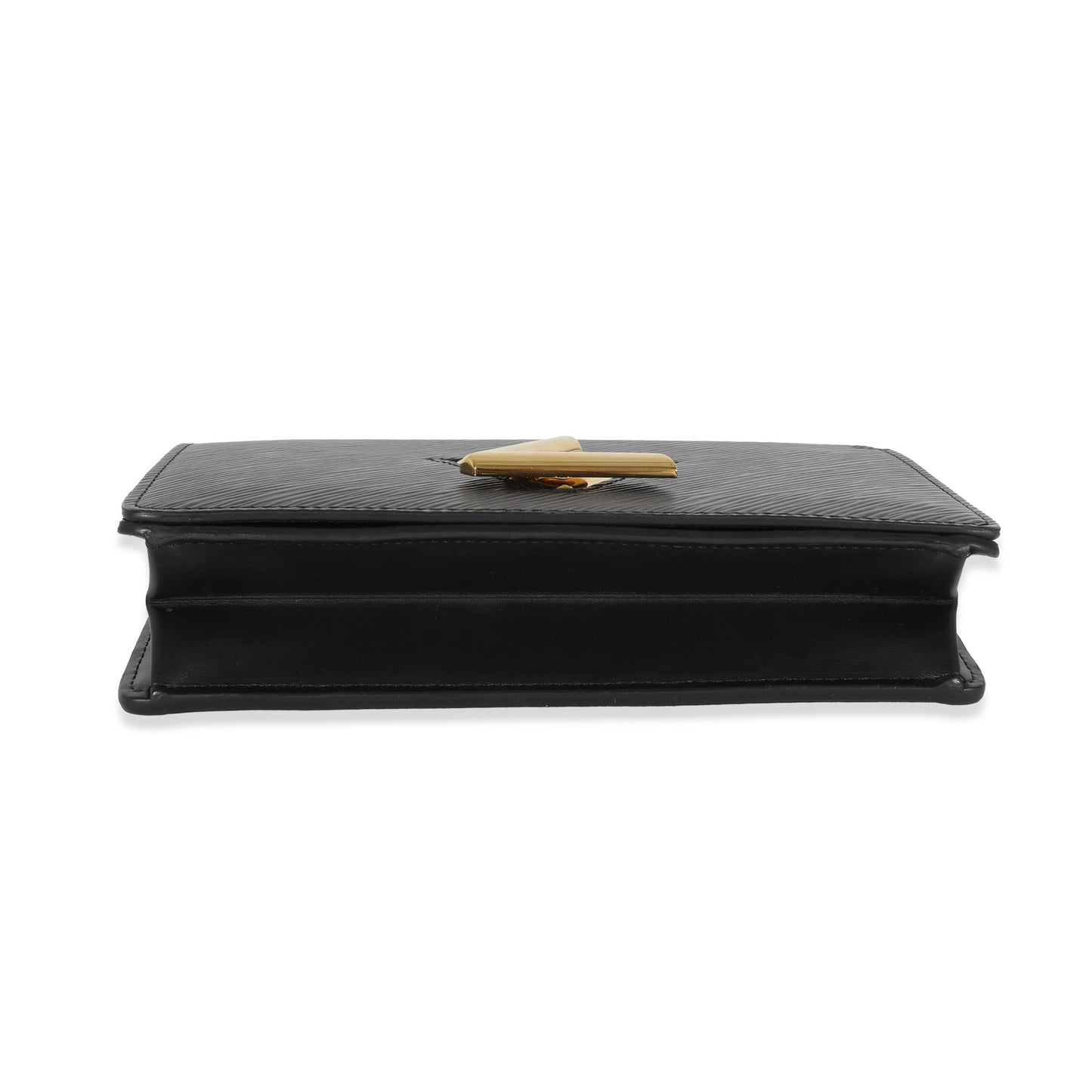 Louis Vuitton Louis Vuitton Black Epi Twist Belt Chain Pouch