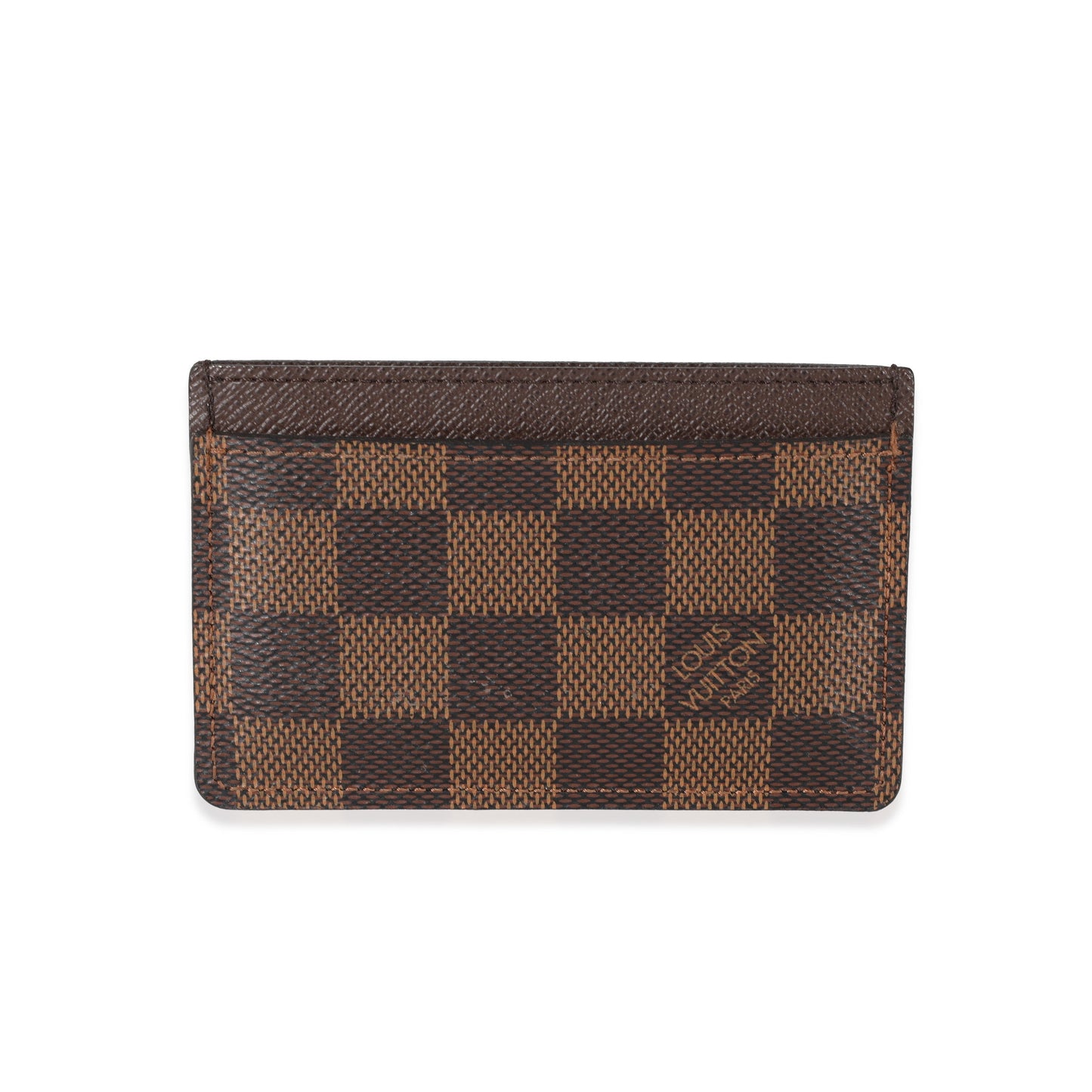 Louis Vuitton Louis Vuitton Damier Ebene Canvas Card Holder