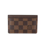 Louis Vuitton Louis Vuitton Damier Ebene Canvas Card Holder