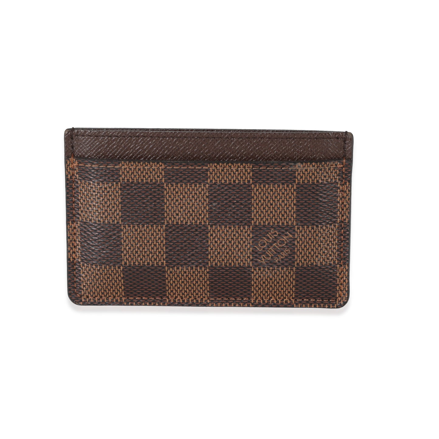 Louis Vuitton Louis Vuitton Damier Ebene Canvas Card Holder