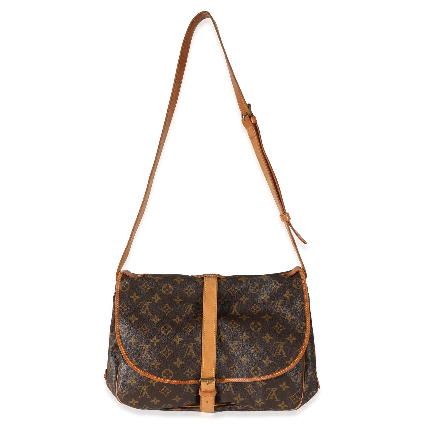 Louis Vuitton Louis Vuitton   Monogram Canvas Saumur 35