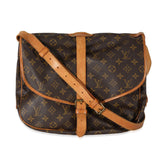 Louis Vuitton Louis Vuitton   Monogram Canvas Saumur 35