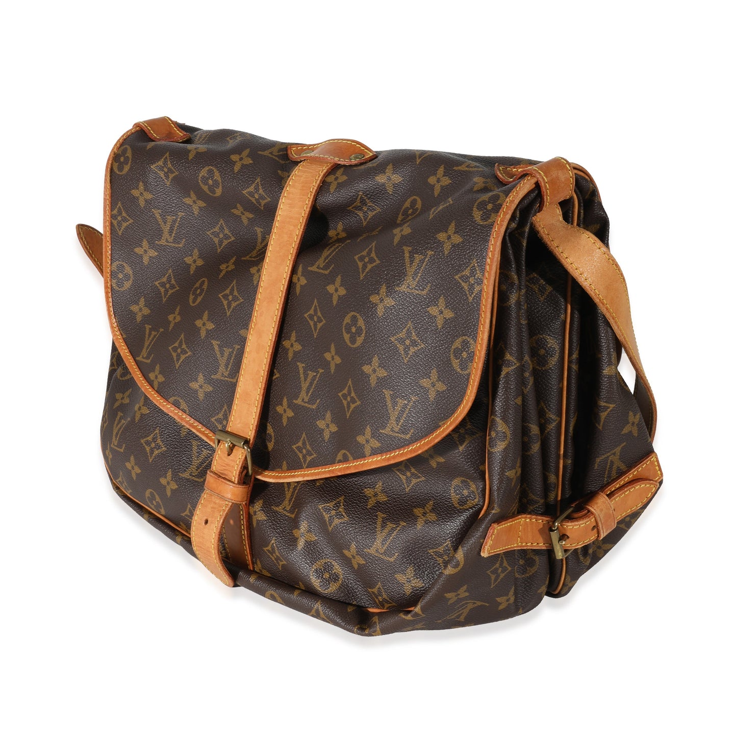 Louis Vuitton Louis Vuitton   Monogram Canvas Saumur 35