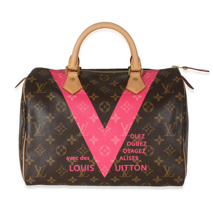 Louis Vuitton Louis Vuitton Monogram Canvas & Grenade V Speedy 30