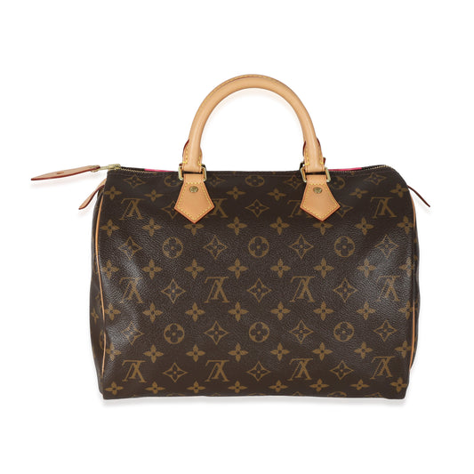 Louis Vuitton Louis Vuitton Monogram Canvas & Grenade V Speedy 30