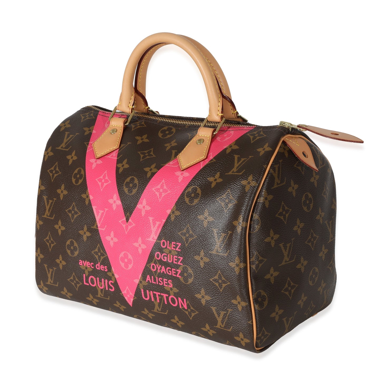 Louis Vuitton Louis Vuitton Monogram Canvas & Grenade V Speedy 30