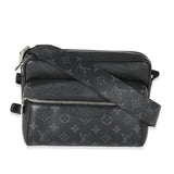 Louis Vuitton Louis Vuitton Black Taiga Monogram Eclipse Canvas Outdoor Messenger