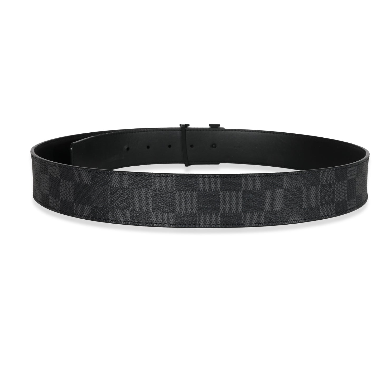 Louis Vuitton Louis Vuitton Canvas Damier Graphite LV Initiales Belt