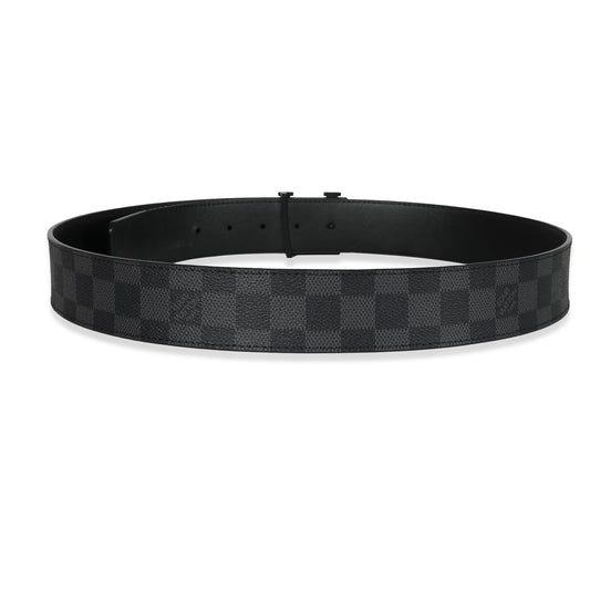 Louis Vuitton Louis Vuitton Canvas Damier Graphite LV Initiales Belt