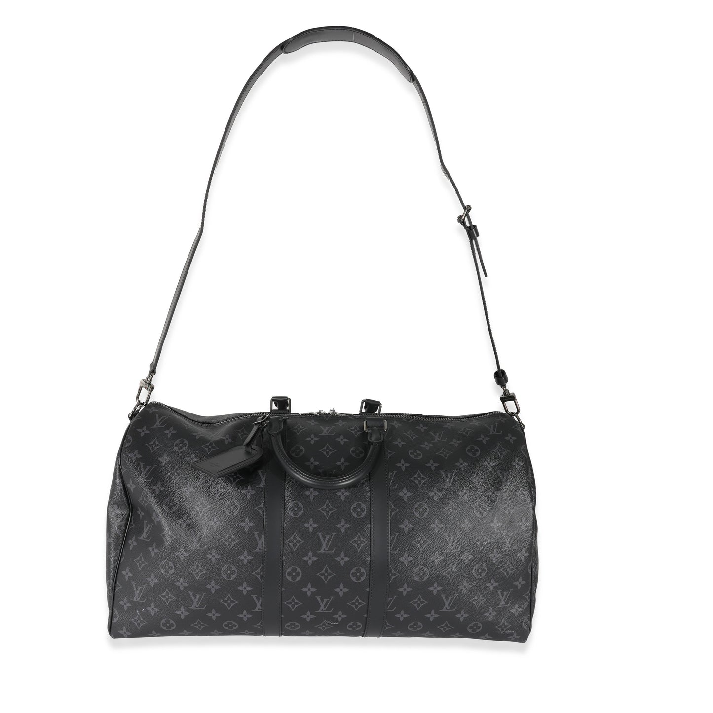 Louis Vuitton Louis Vuitton Canvas Monogram Eclipse Keepall Bandoulière 55