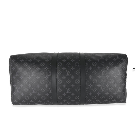 Louis Vuitton Louis Vuitton Canvas Monogram Eclipse Keepall Bandoulière 55