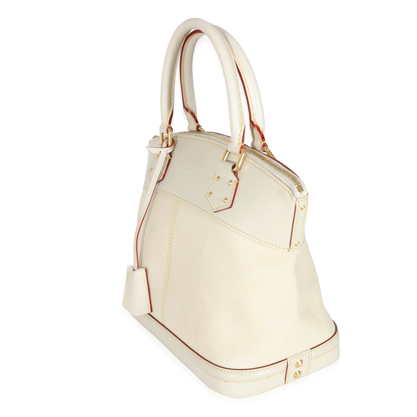 Louis Vuitton Louis Vuitton Ivory Leather Suhali Lockit MM