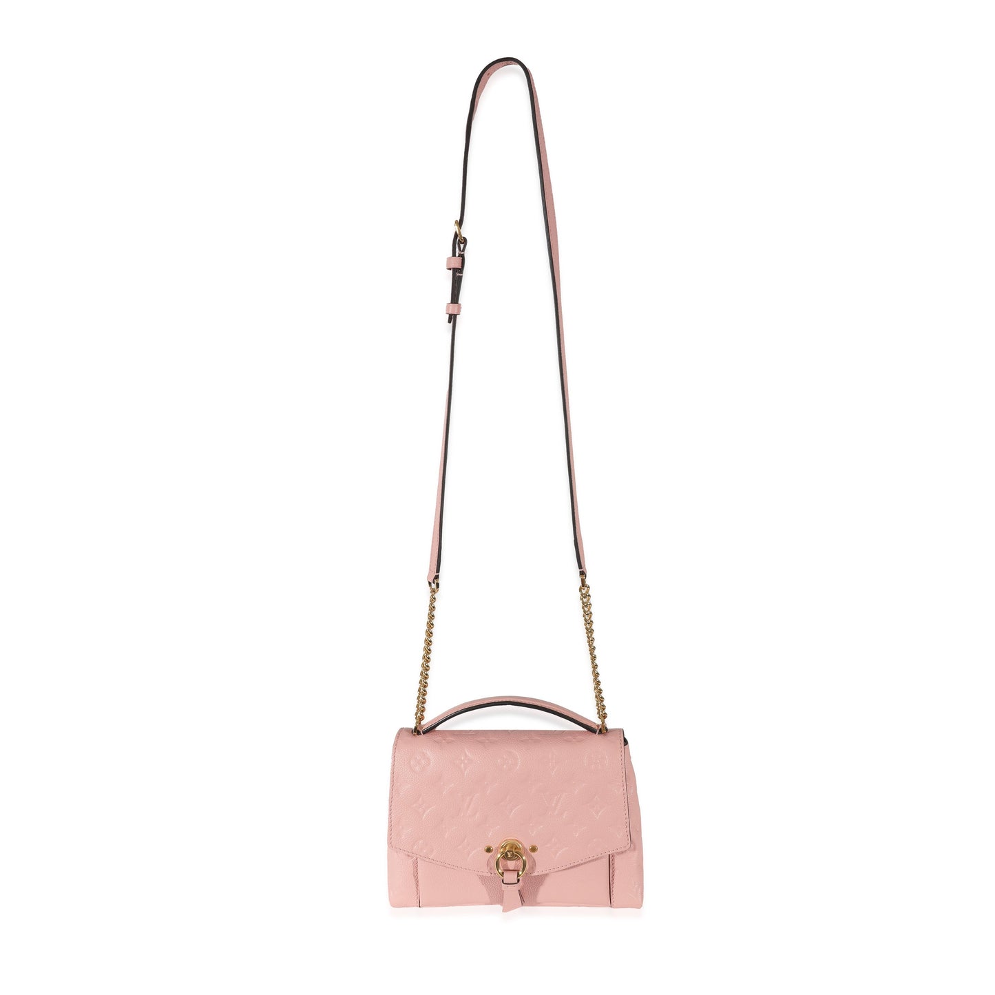 Louis Vuitton Louis Vuitton Empreinte Rose Poudre Blanche BB