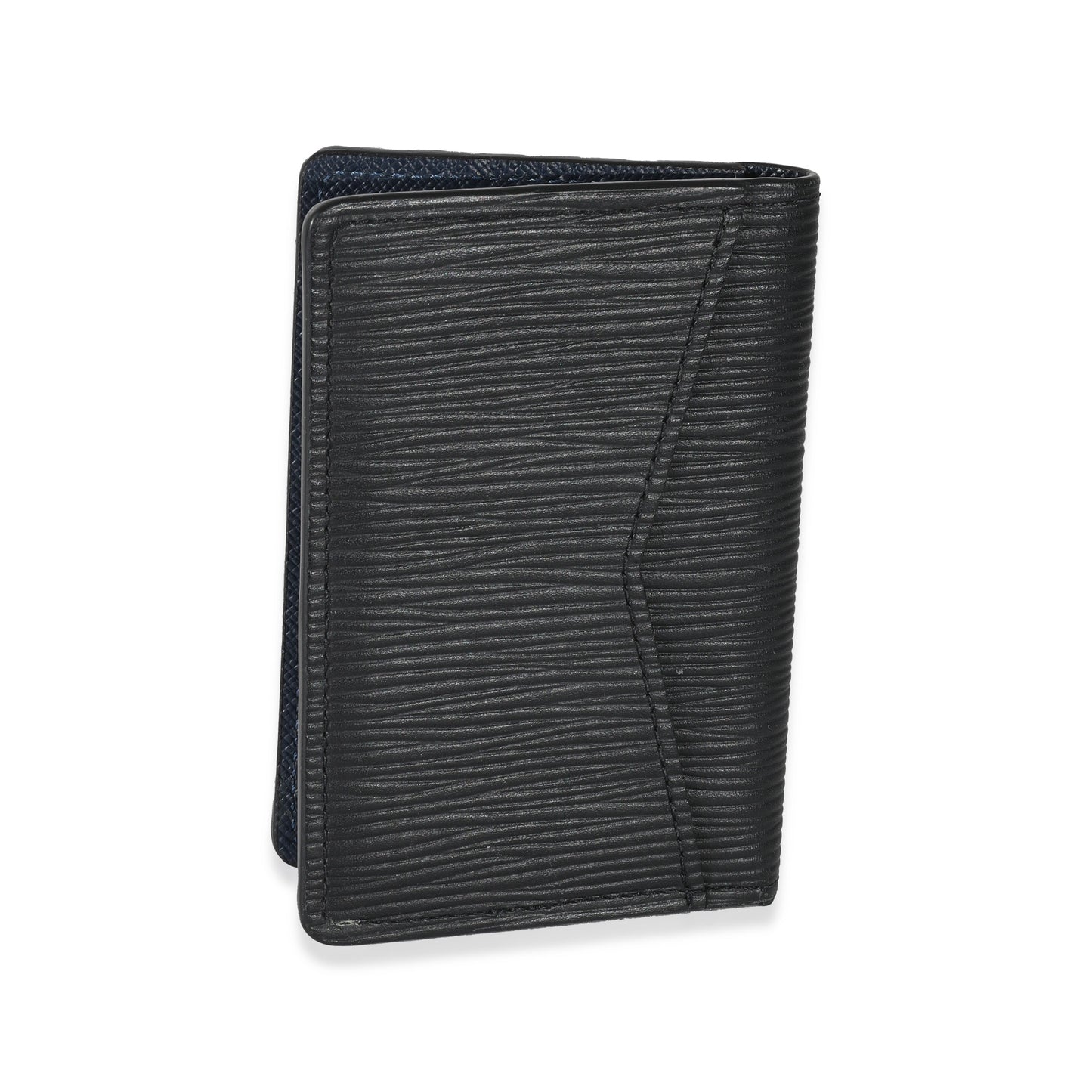 Louis Vuitton Louis Vuitton Black Epi Initials Pocket Organizer
