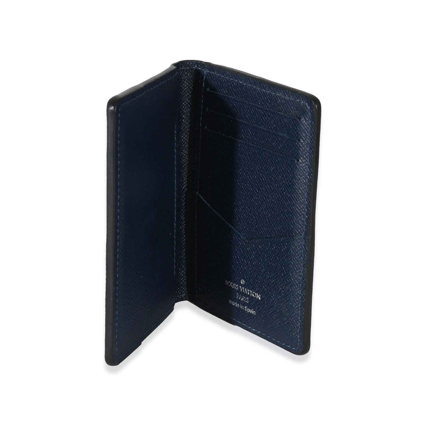 Louis Vuitton Louis Vuitton Black Epi Initials Pocket Organizer