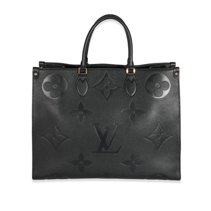 Louis Vuitton Louis Vuitton Black Empreinte Monogram Giant OnTheGo GM
