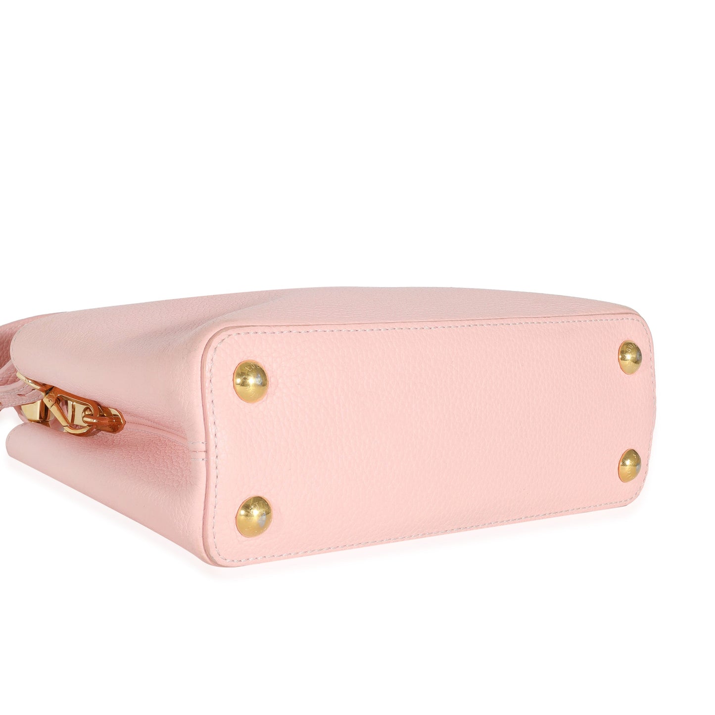 Louis Vuitton Louis Vuitton Bubble Gum Pink Taurillon Scrunchie Capucines BB