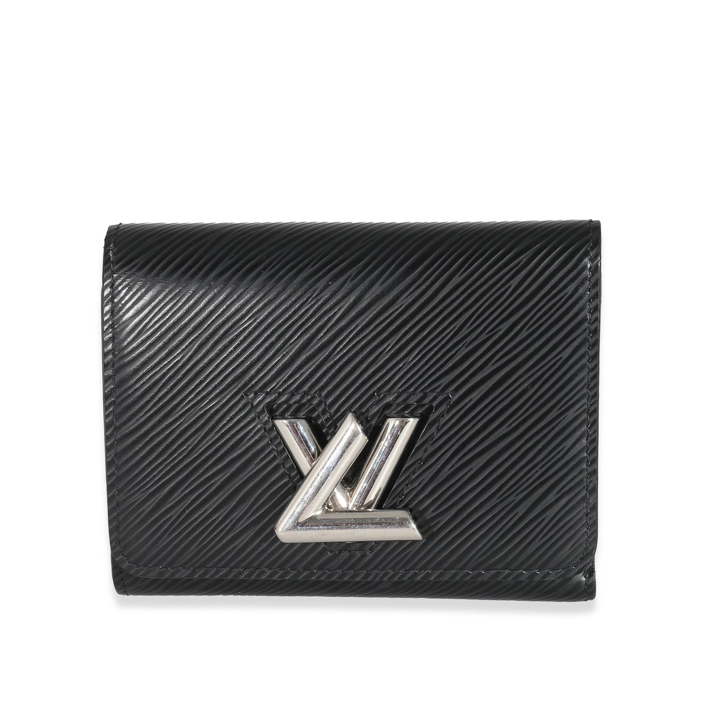 Louis Vuitton Louis Vuitton Black Epi Twist Compact Wallet