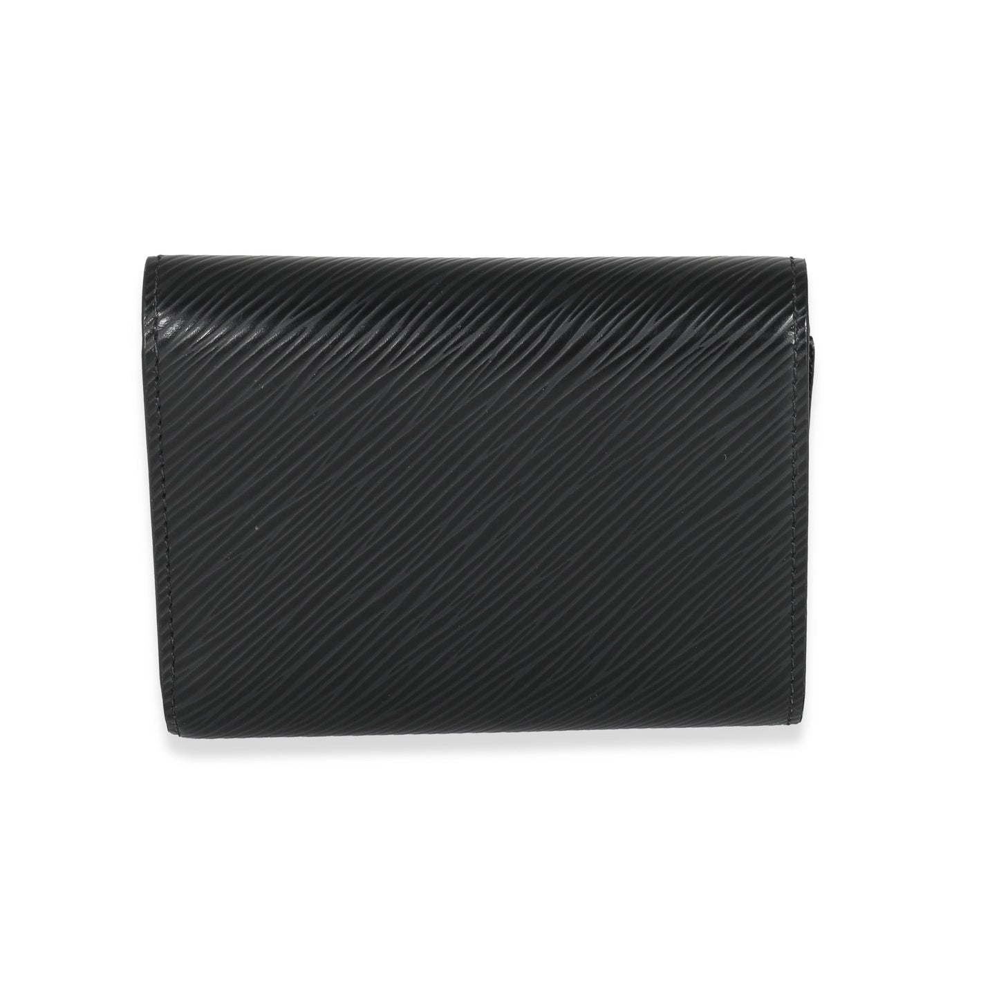 Louis Vuitton Louis Vuitton Black Epi Twist Compact Wallet
