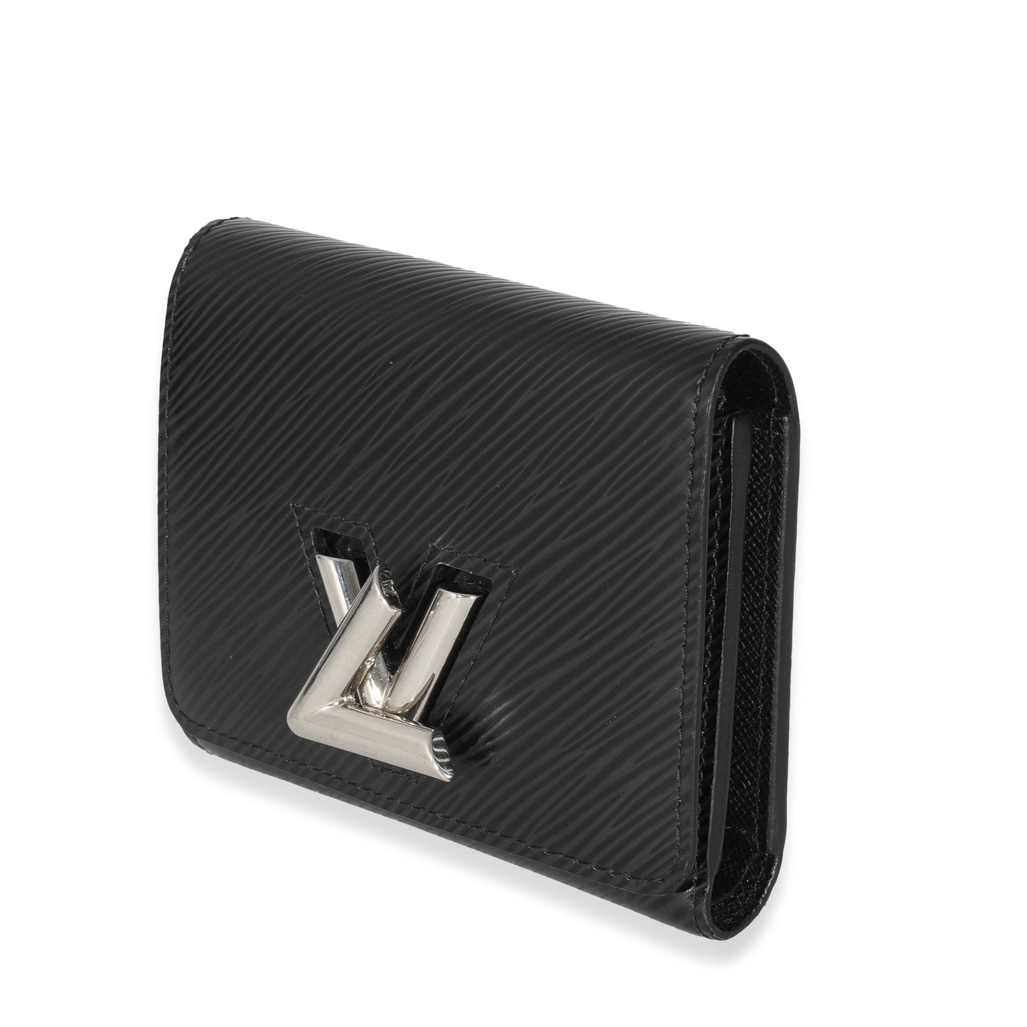 Louis Vuitton Louis Vuitton Black Epi Twist Compact Wallet