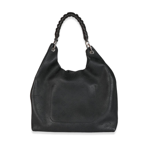 Louis Vuitton Louis Vuitton Black Mahina Carmel Hobo