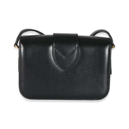 Louis Vuitton Louis Vuitton Black Smooth Calfskin LV Pont 9 MM