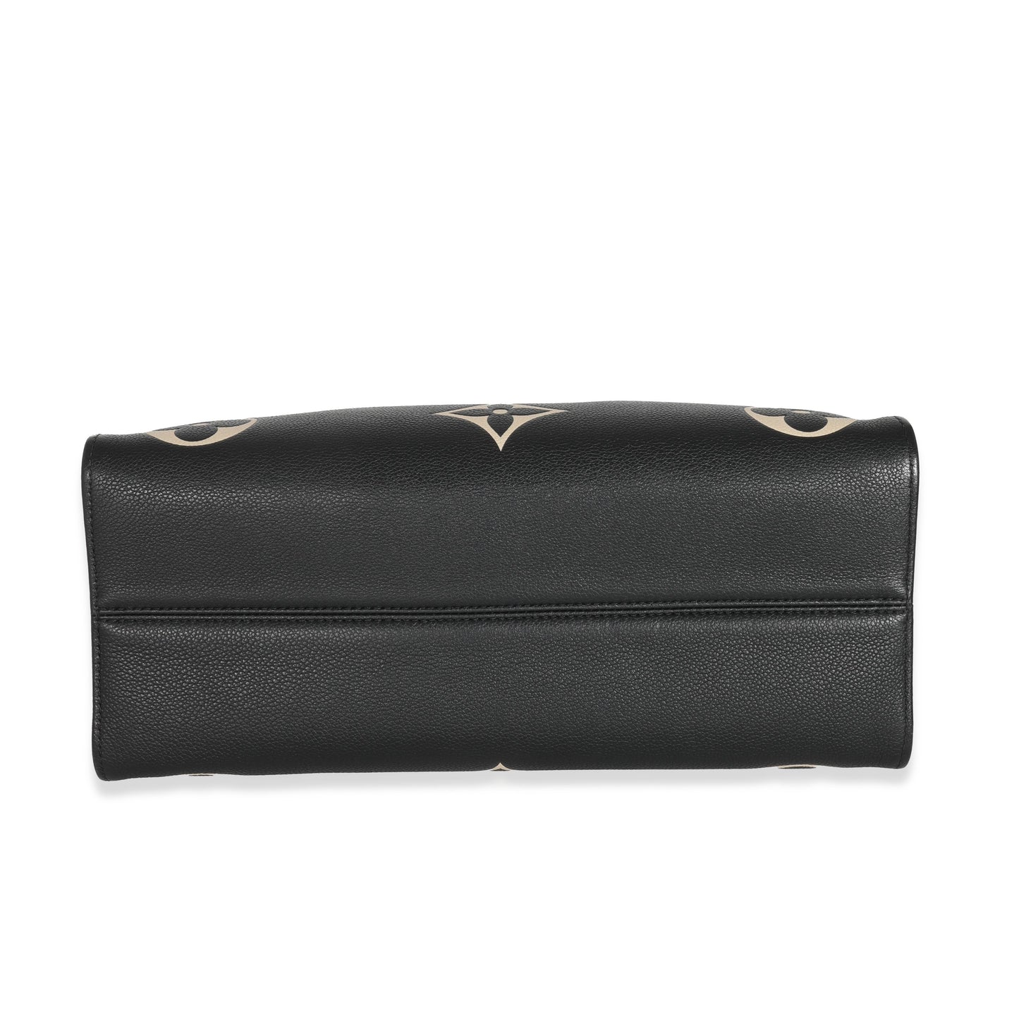 Louis Vuitton Louis Vuitton Black Beige Monogram Giant Empreinte OnTheGo MM