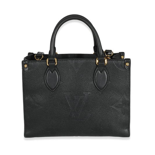 Louis Vuitton Louis Vuitton Black Empreinte Onthego PM
