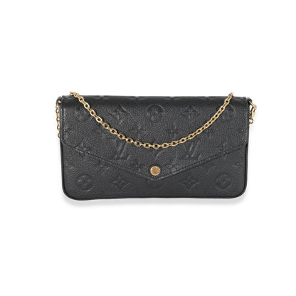 Louis Vuitton Louis Vuitton Black Monogram Empreinte Félicie Pochette
