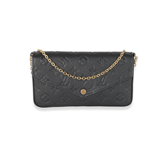 Louis Vuitton Louis Vuitton Black Monogram Empreinte Félicie Pochette