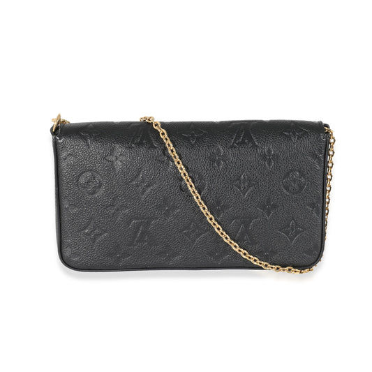 Louis Vuitton Louis Vuitton Black Monogram Empreinte Félicie Pochette