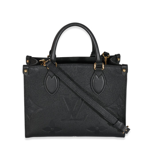 Louis Vuitton Louis Vuitton Black Empreinte Monogram Giant Onthego PM
