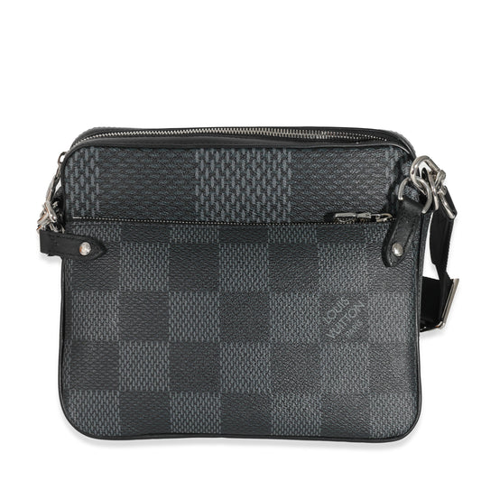 Louis Vuitton Louis Vuitton Damier Graphite 3D Canvas Trio Messenger