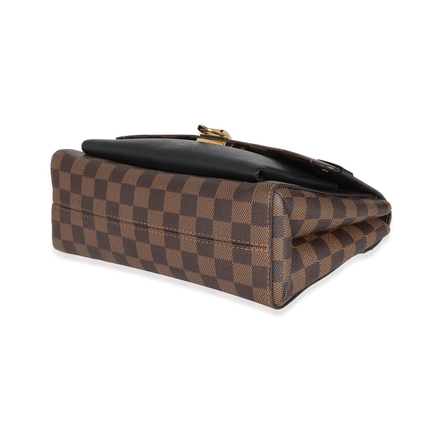 Louis Vuitton Louis Vuitton Black Calfskin Damier Ebene Canvas Vavin PM