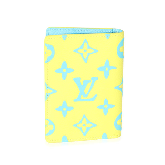 Louis Vuitton Louis Vuitton Lime Monogram Playground Canvas Pocket Organizer