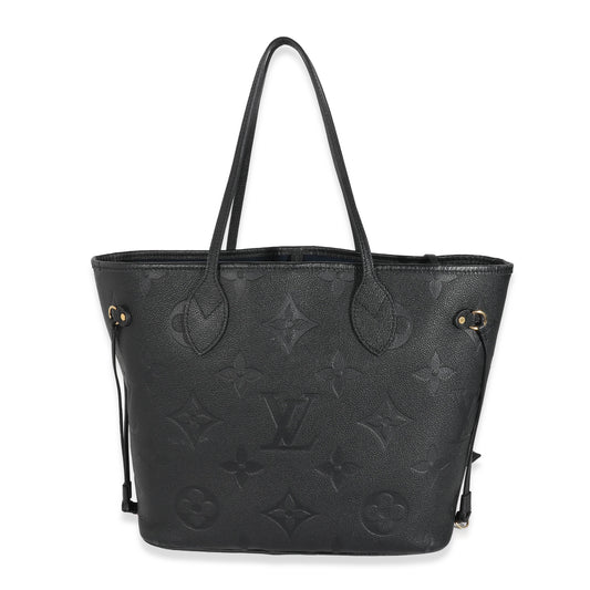 Louis Vuitton Louis Vuitton Black Empreinte Neverfull MM