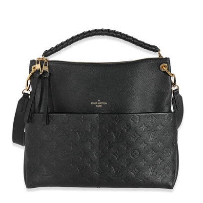 Louis Vuitton Louis Vuitton Black Empreinte Maida Hobo