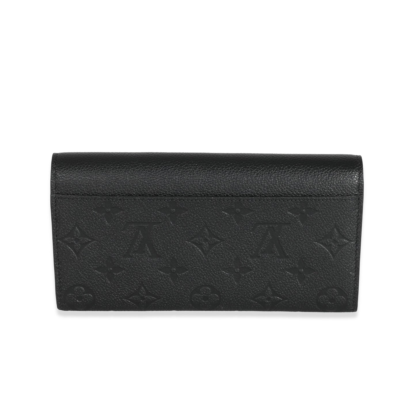 Louis Vuitton Louis Vuitton Black Empreinte Sarah Wallet